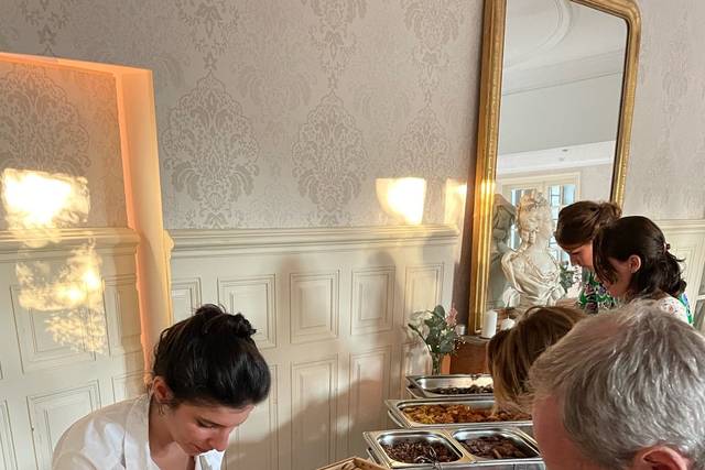 Mariage buffet vegan