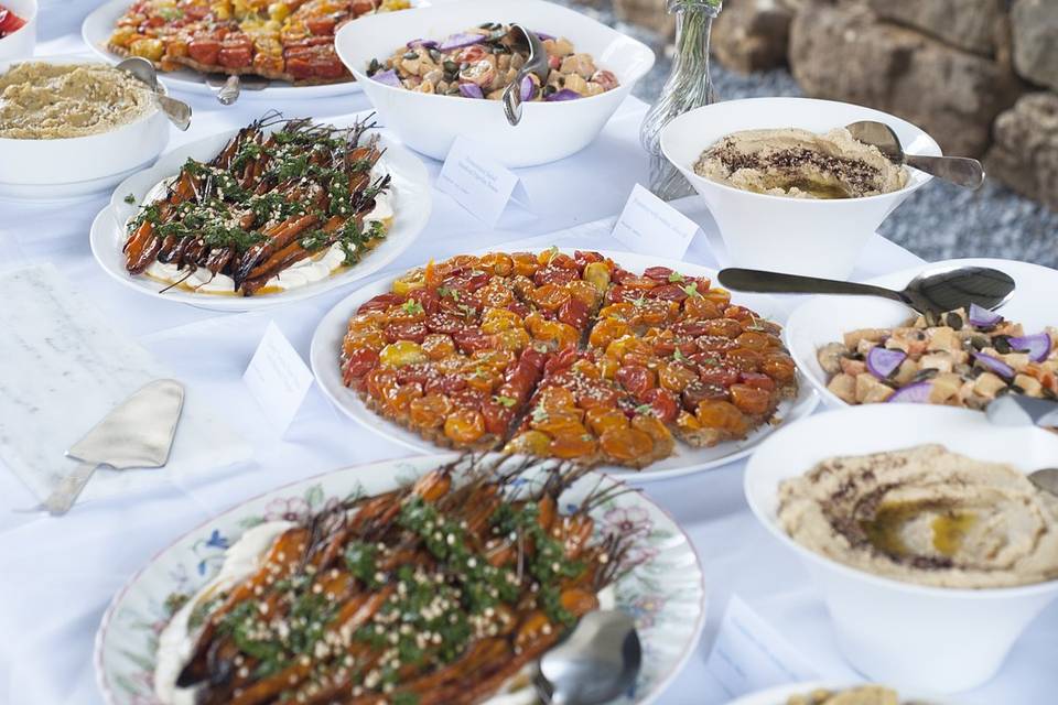 Buffet de saison vegan