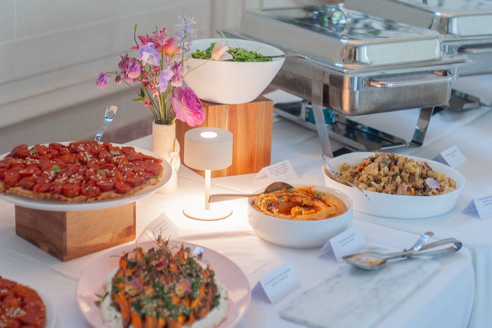 Buffet de saison vegan