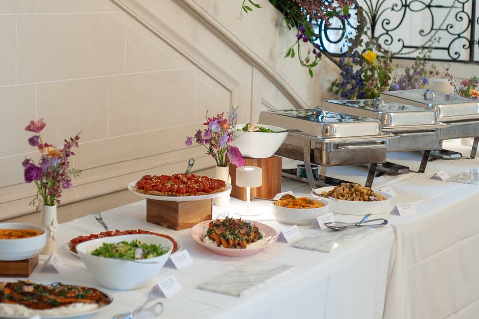 Buffet de saison vegan