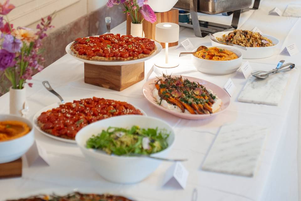 Buffet de saison vegan