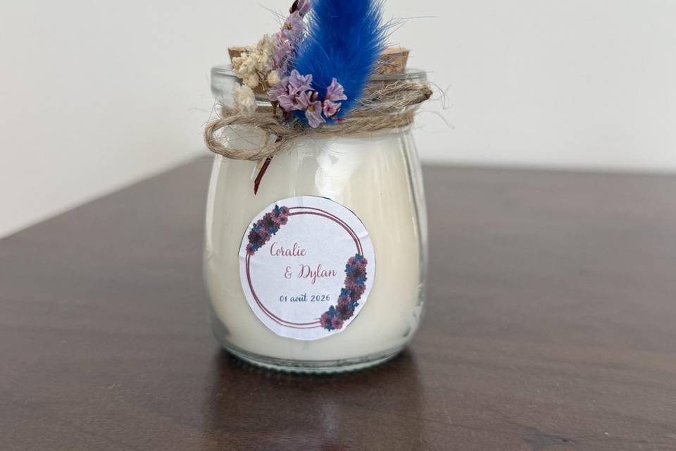 Thème bleu et bordeaux