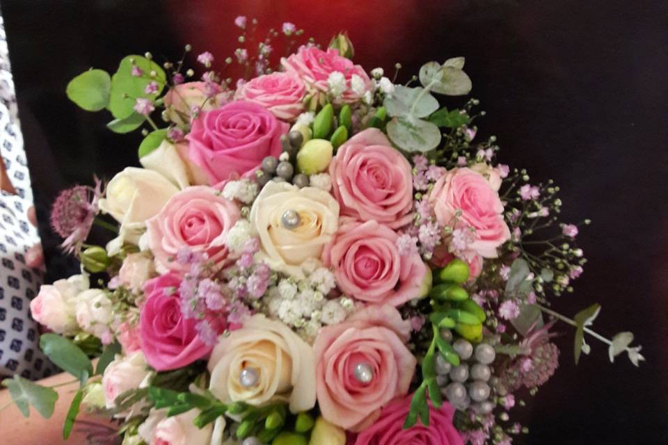 Bouquet romantique chic