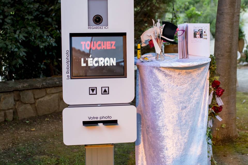 Le photobooth en extérieur