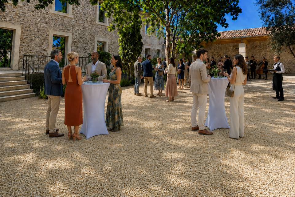 La cour des oliviers