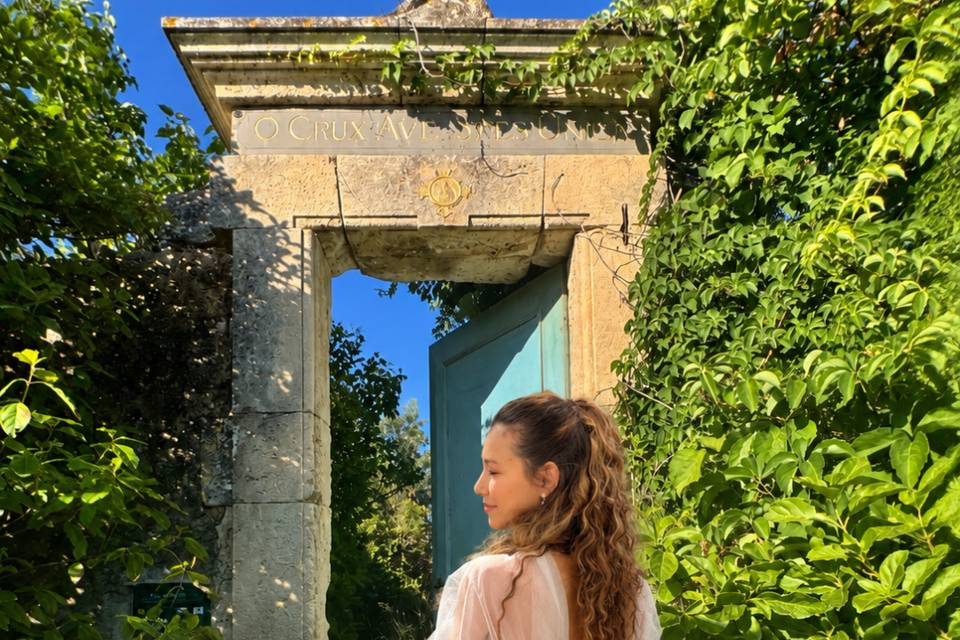 Entrée des pèlerins