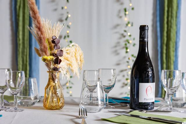 Verre mariage personnalisé