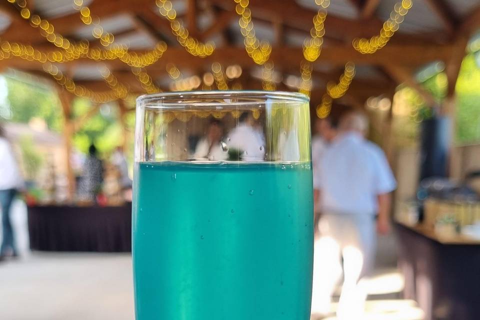 Cocktail bleu lagon