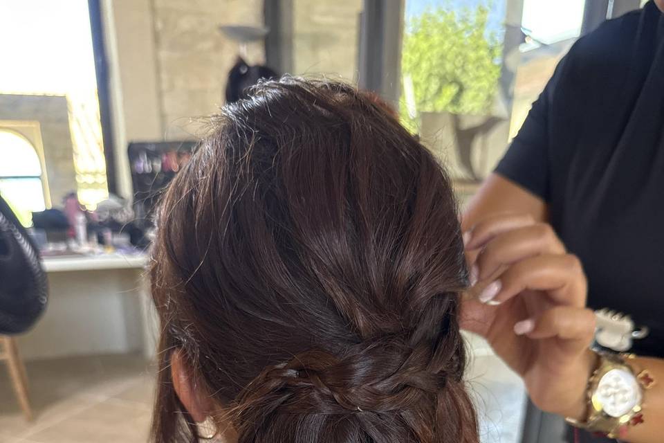 Chignon bohème