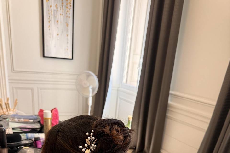 Chignon banane