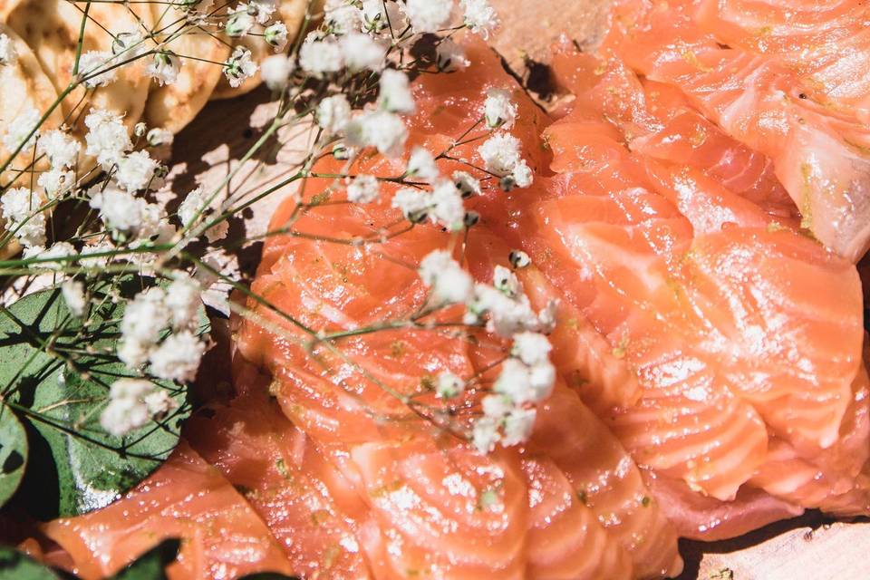 Saumon gravlax