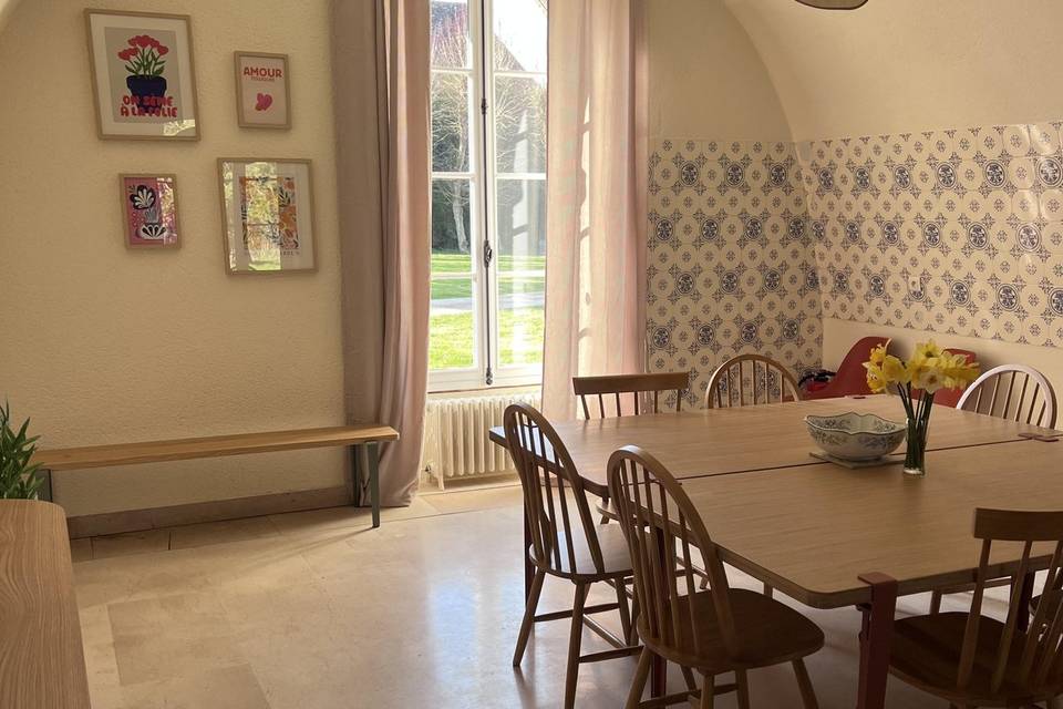 Salle à manger gîte vieux chên