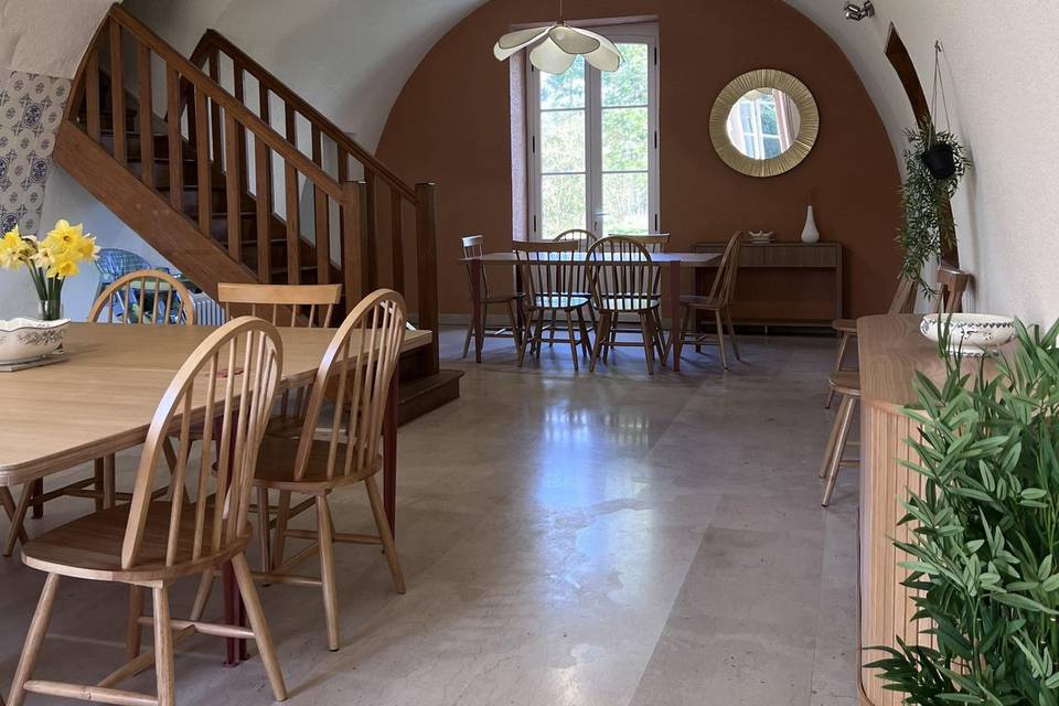 Salle à manger gîte vieux chên