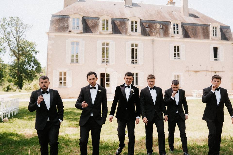 Groom's team