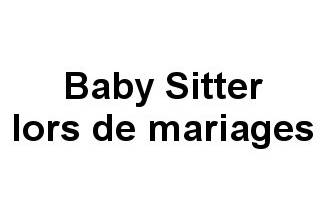 Baby Sitter lors de mariages logo bon