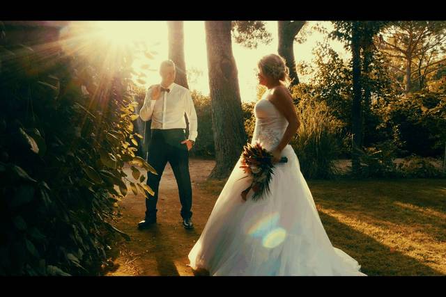 Image tirée du film de mariage