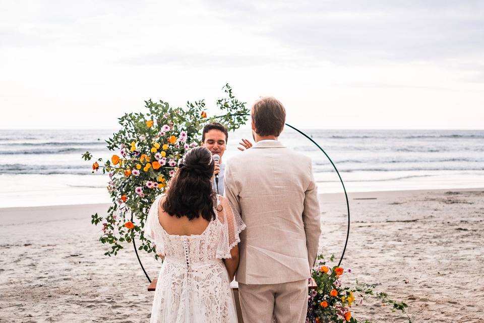 Mariage à la plage