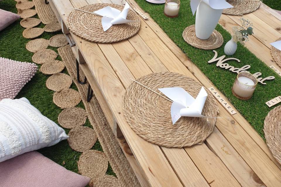Table pique-nique enfants