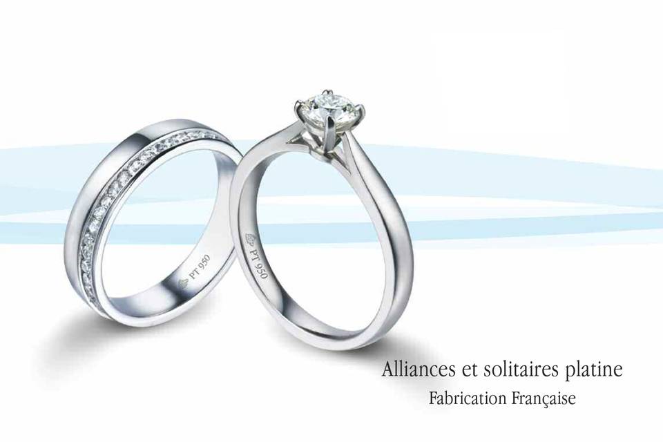 Solitaire et alliance platine