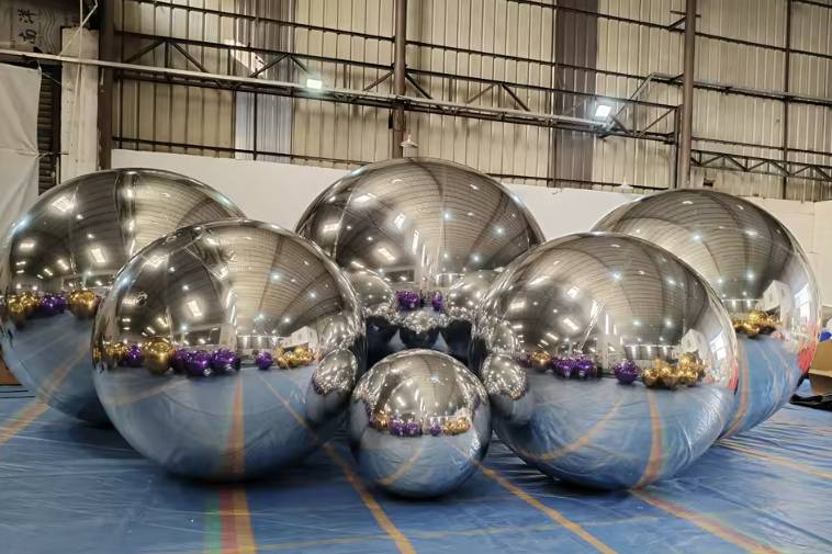 Ballons miroir Cristal