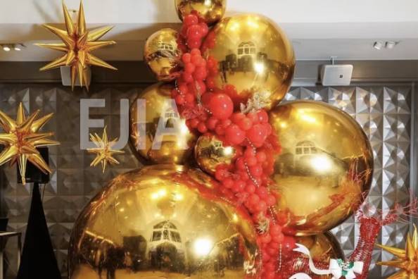 Ballons miroir Dorés