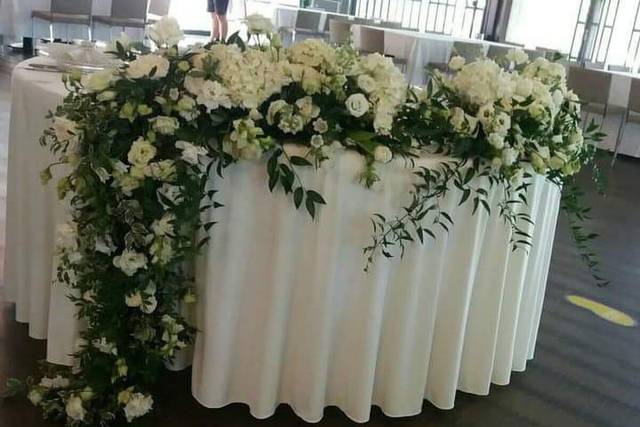 Centre de table des marier
