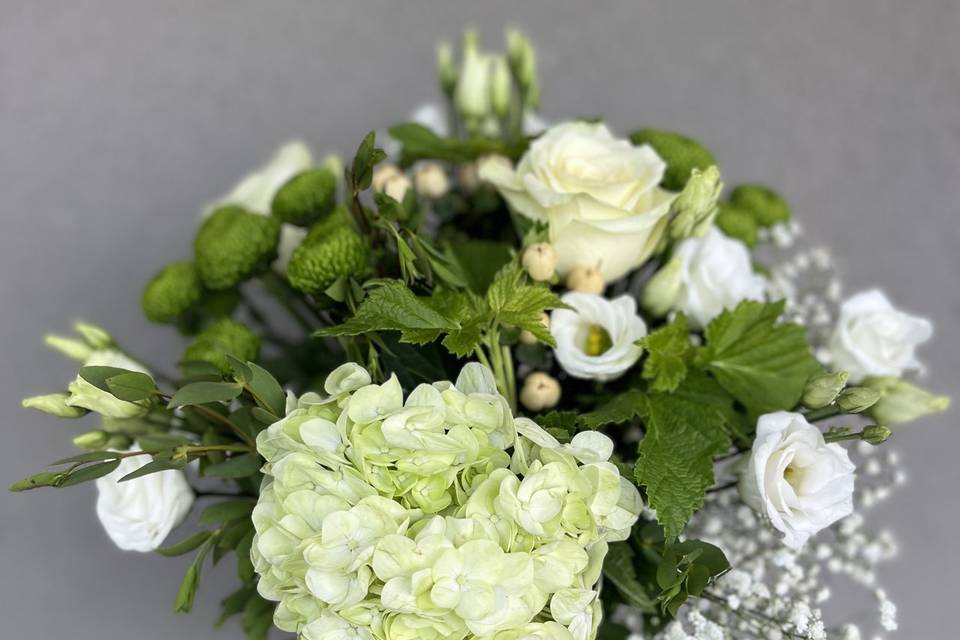 Bouquet blanc vert