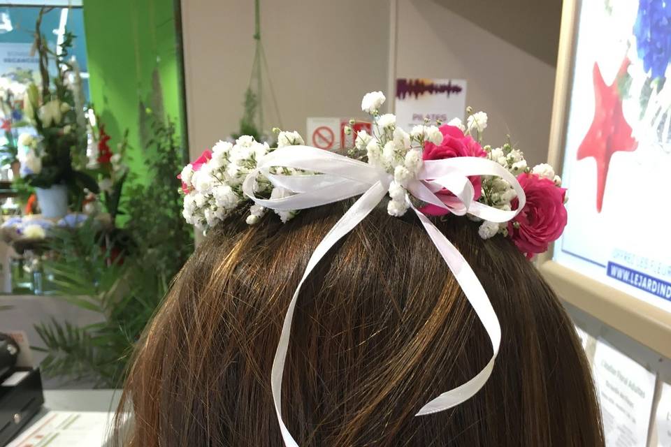 Petite couronne de fleurs