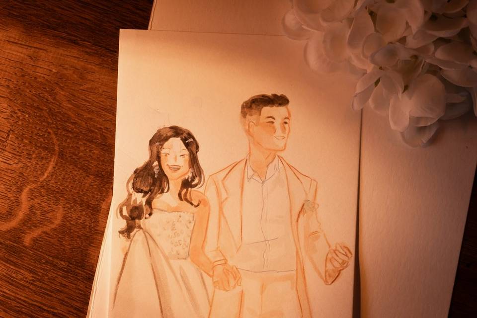 Aquarelle petit format
