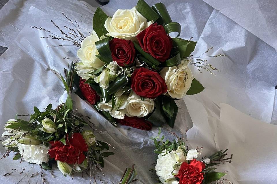 Bouquet de mariée et ses Demoi