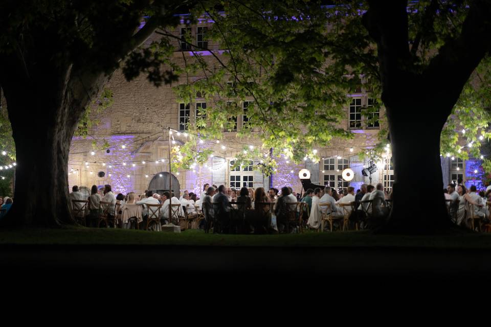 La soirée au château de Sannes