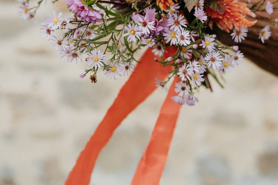 Bouquet de mariée champêtre