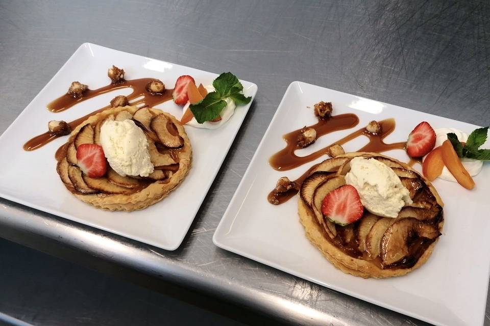 Tartes pommes caramélisées
