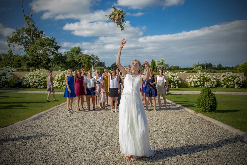 Lancer de bouquet