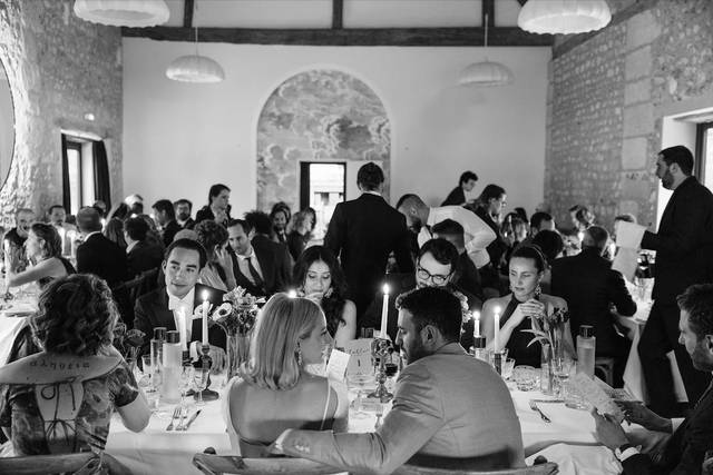 Dîner dans la salle