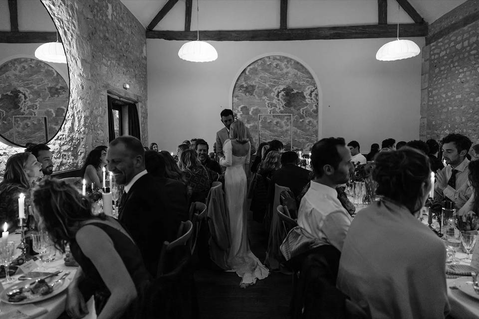Dîner dans la grande salle