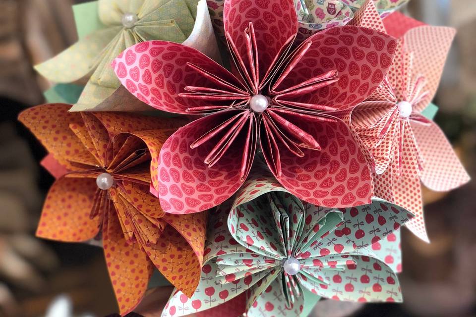 Bouquet origami