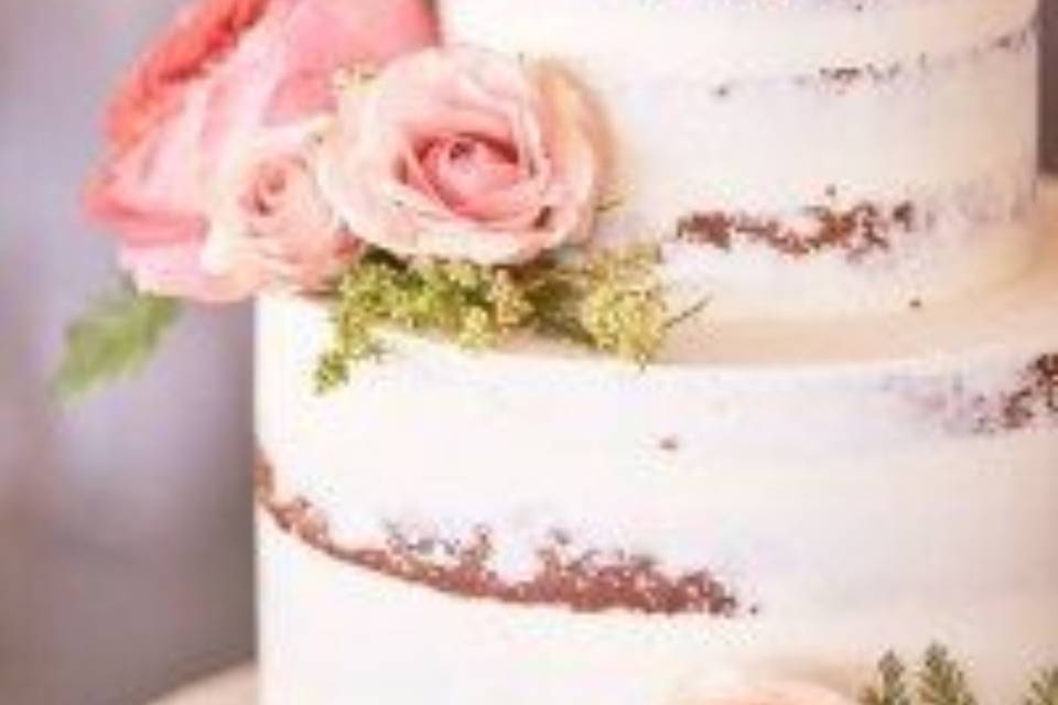 Wedding cake (naked cake)