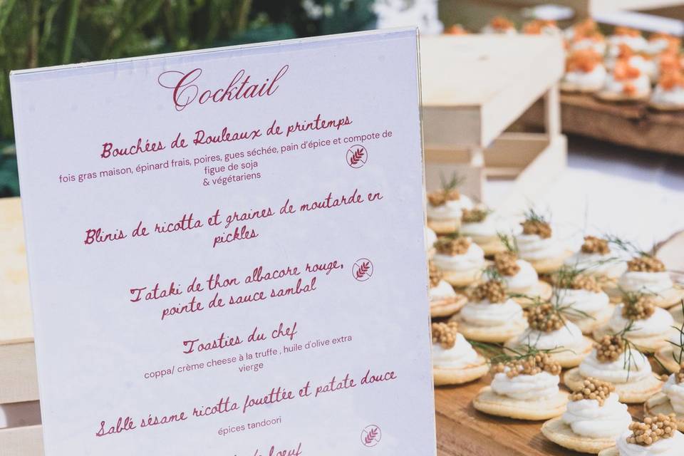 Cocktail de mariage