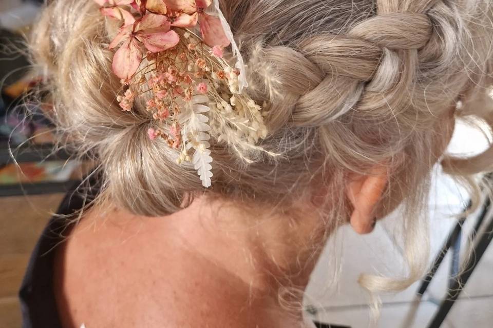 Chignon bohème du 9/09/23