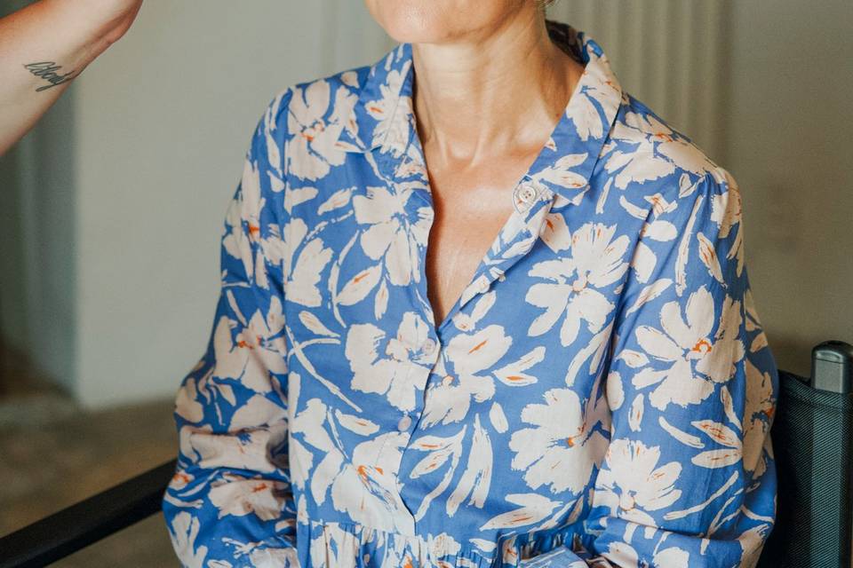 Maquillage maman de la mariée