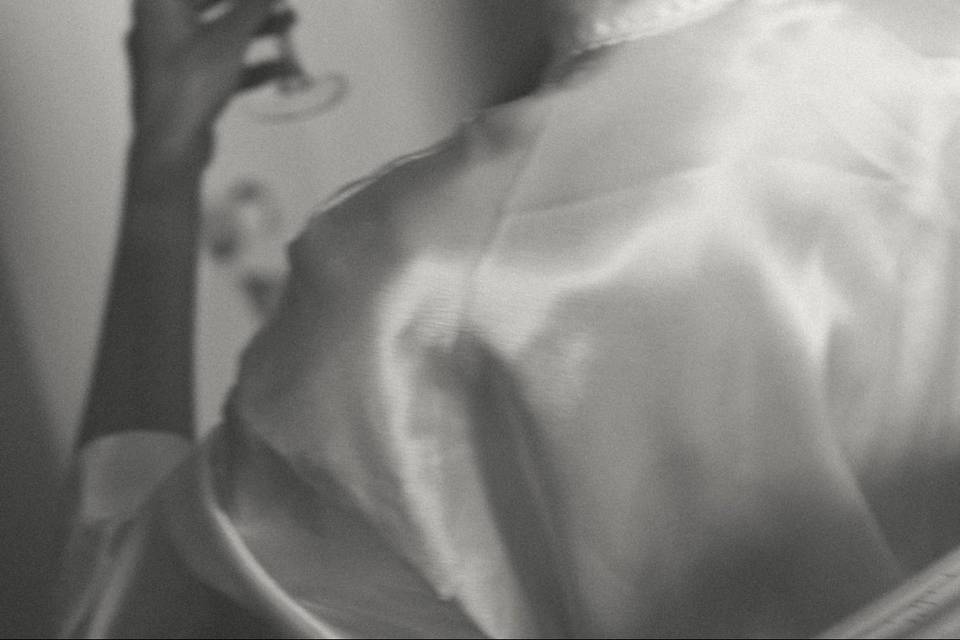 Chignon glam mariée