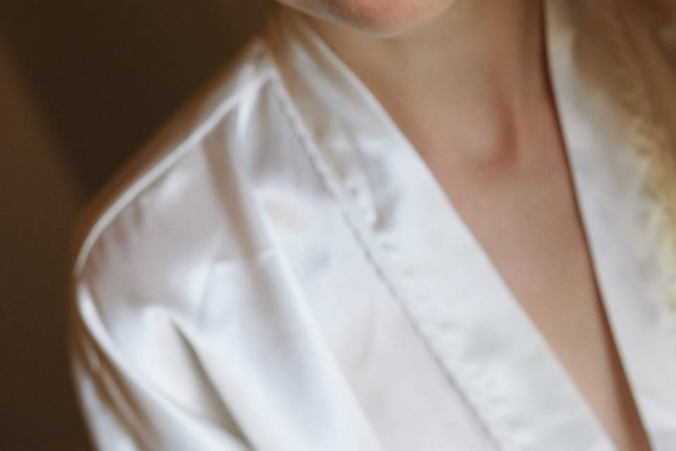 Makeup glowy mariée