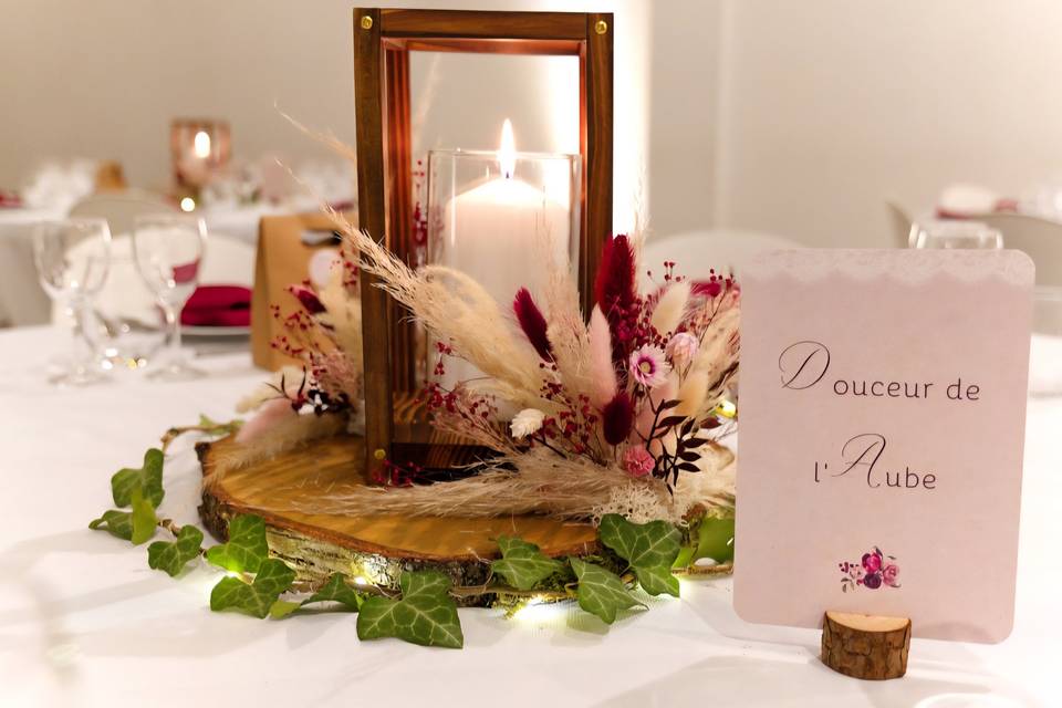 Centre de table séchées