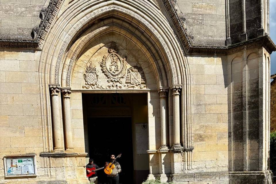 Sortie de l'église