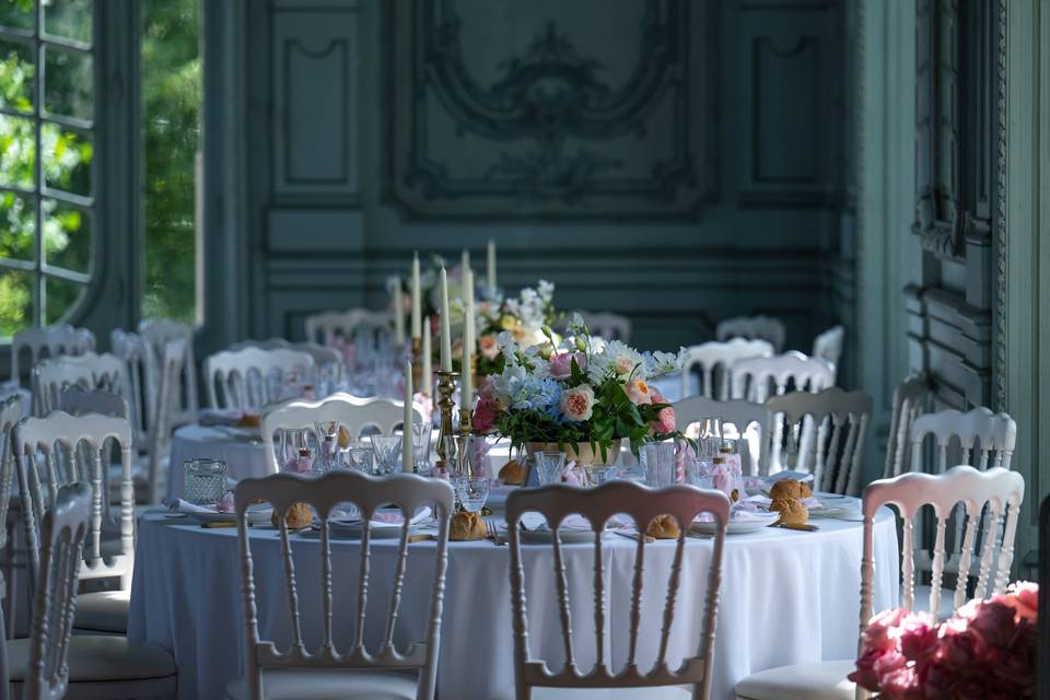 Décoration table des invités