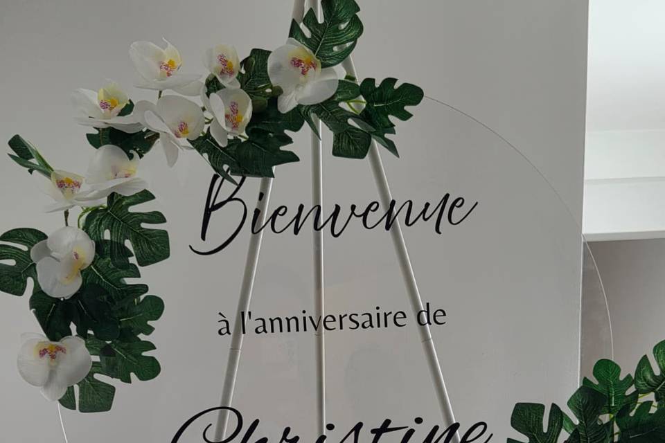 Panneau de bienvenue