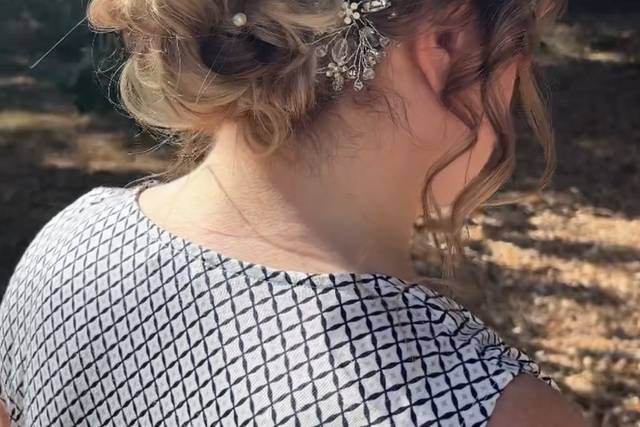 Chignon chic et délicat