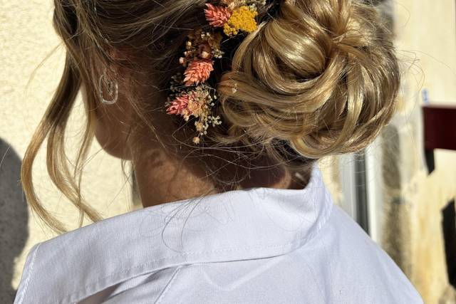 Chignon glamour