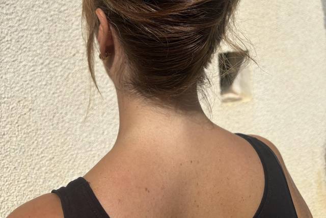Chignon banane revisité
